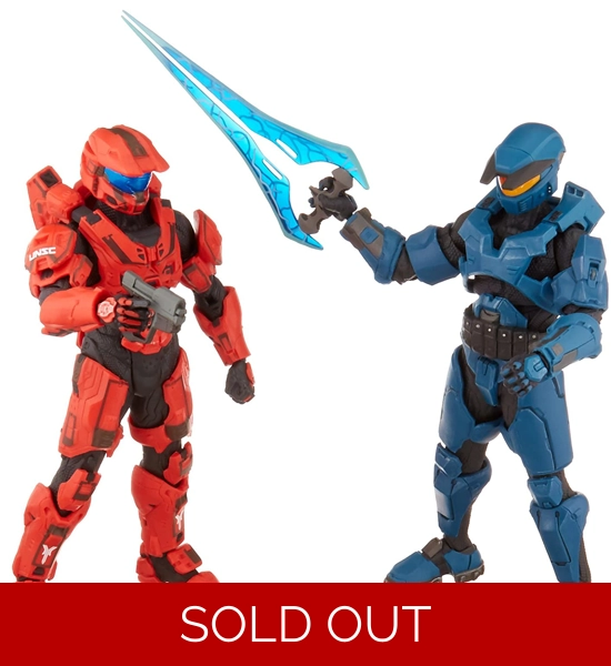 Mjolnir Mark V and the Mark VI DX Two Pack ArtFX+ Figures